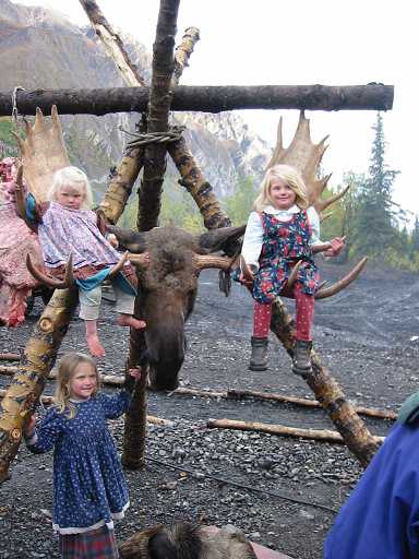 Kids on Moose Head